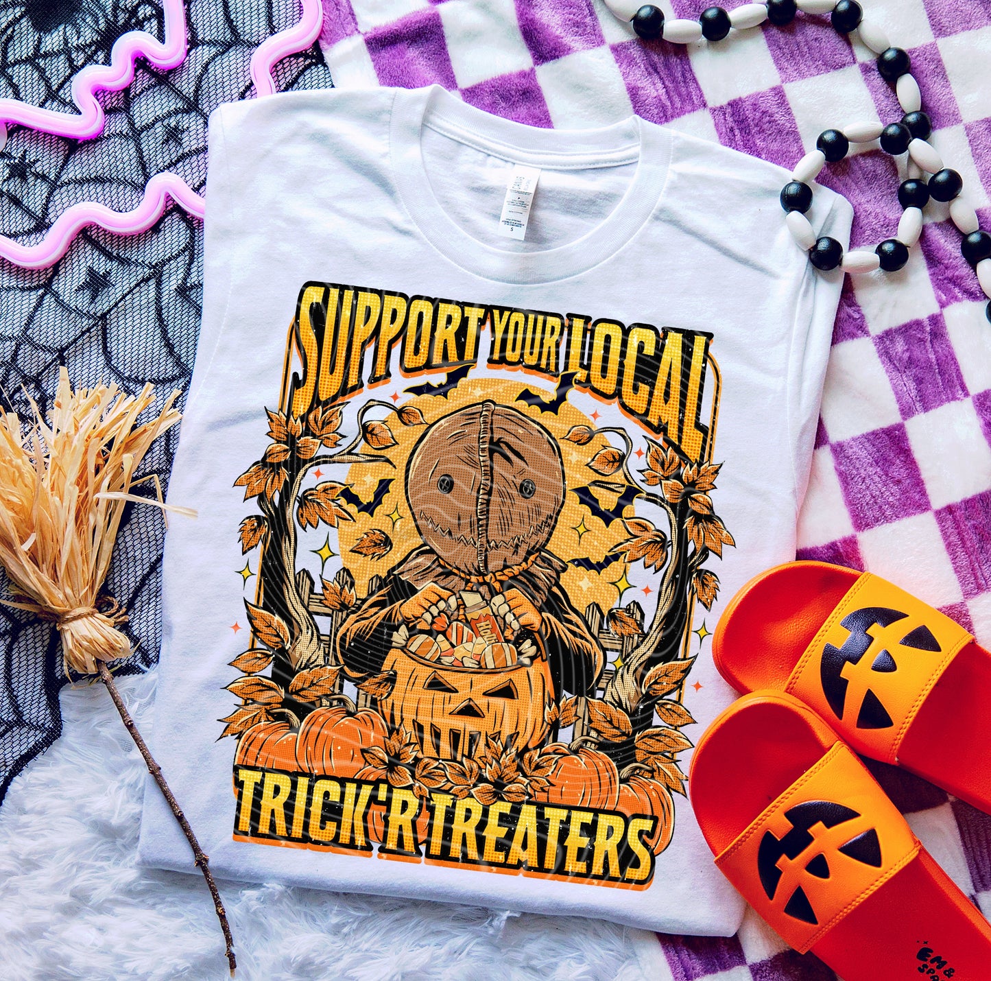 Support your local trick’r treaters DTF Transfer Film