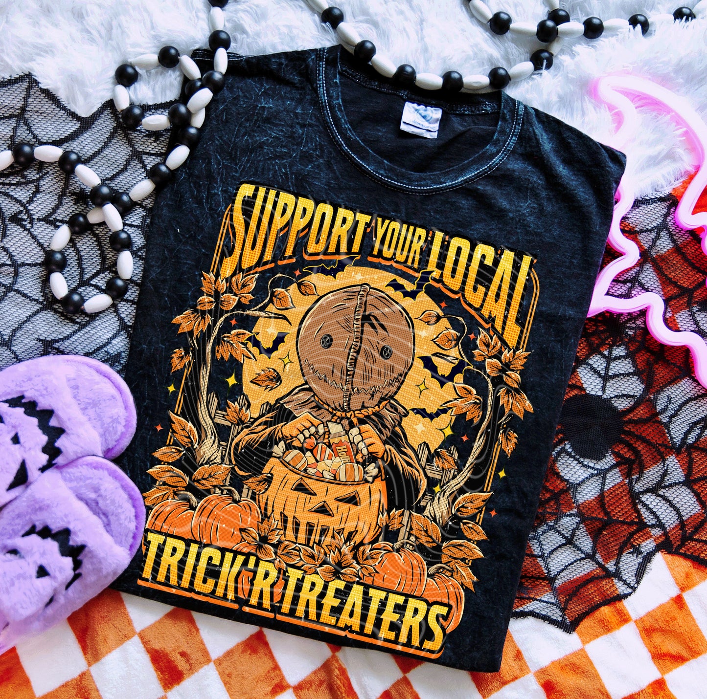 Support your local trick’r treaters DTF Transfer Film