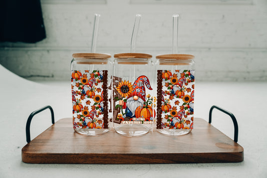 Fall is my Favorite Color Gnome - 16oz UV DTF Transfer Film