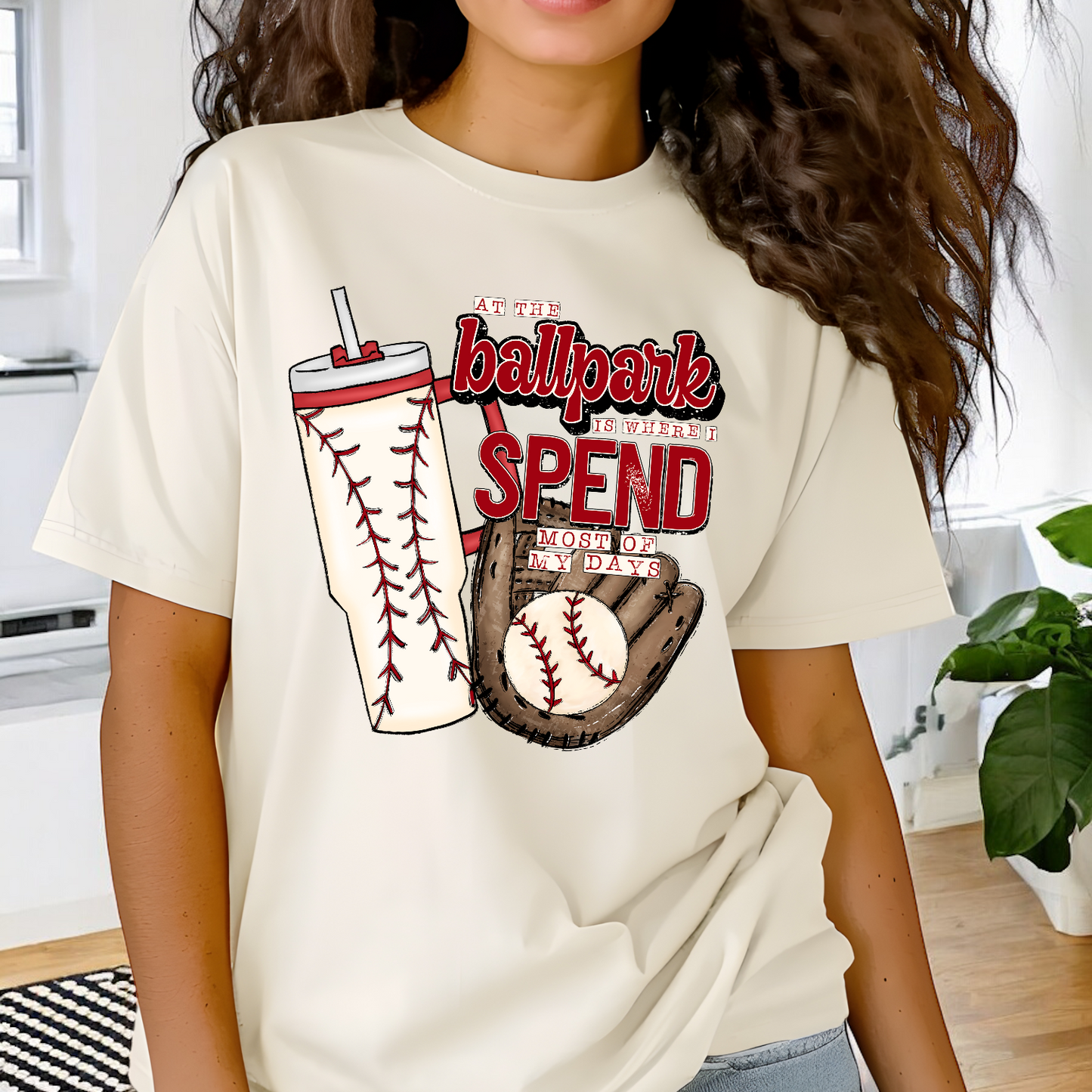 On the bleachers is where I spend most of my days - baseball DTF Transfer Film