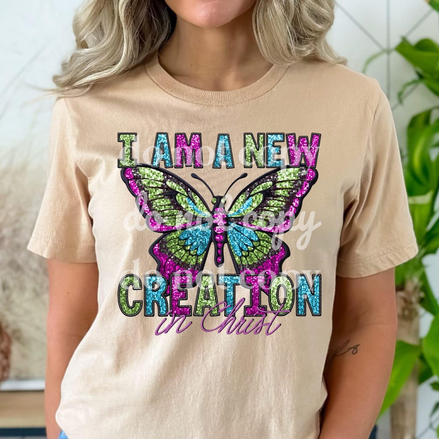 I am a new Creation Butterfly Faux Sequin & Embroidered DTF Transfer Film 9245