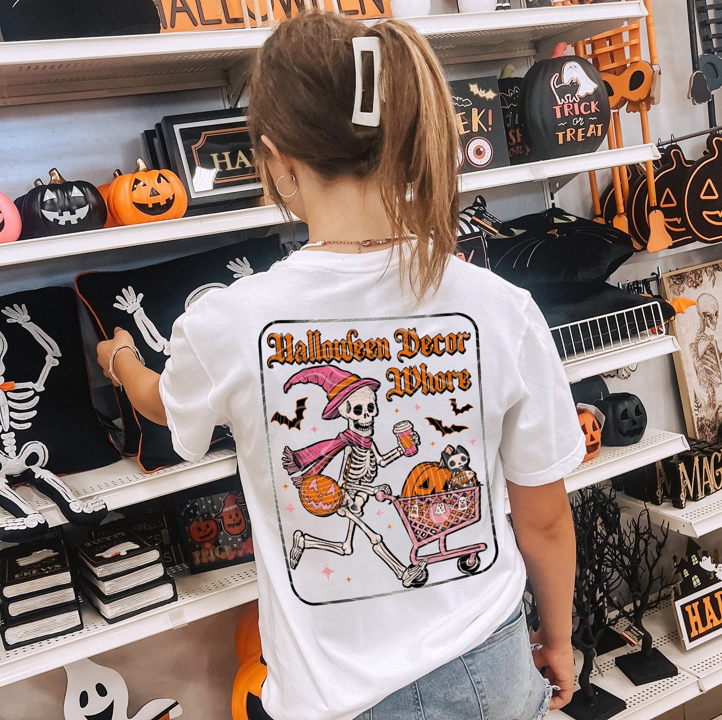 Halloween Decor Whore DTF Transfer Film
