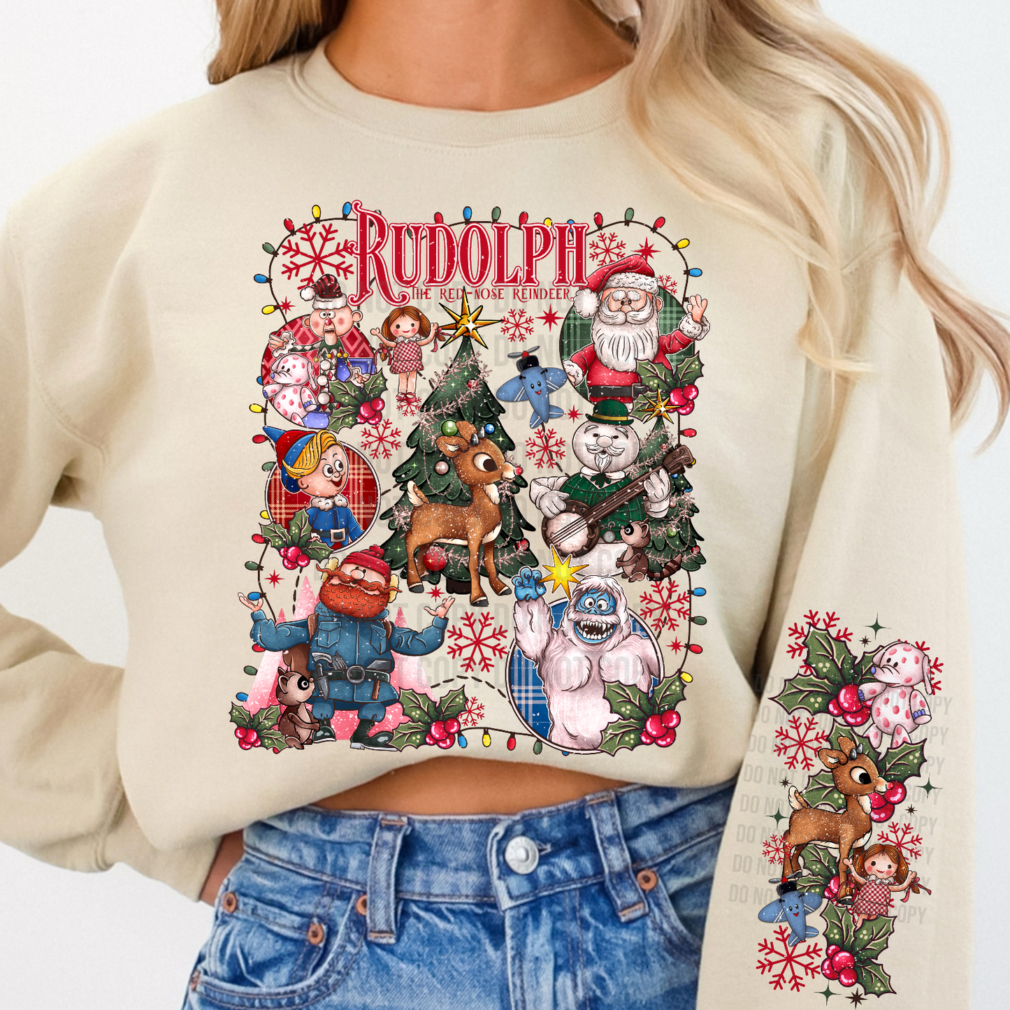 Matching DTF Series - Set Series - Christmas Reindeer A084