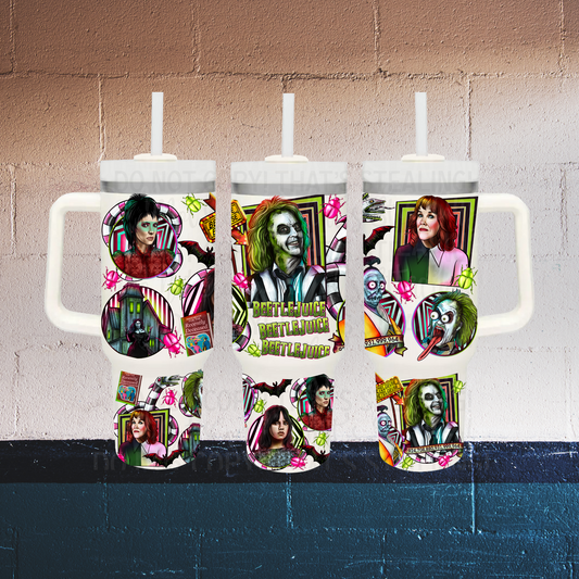 BJ Bug - TOP & BOTTOM SET - 40 oz Tumbler UV DTF Transfer Film A084