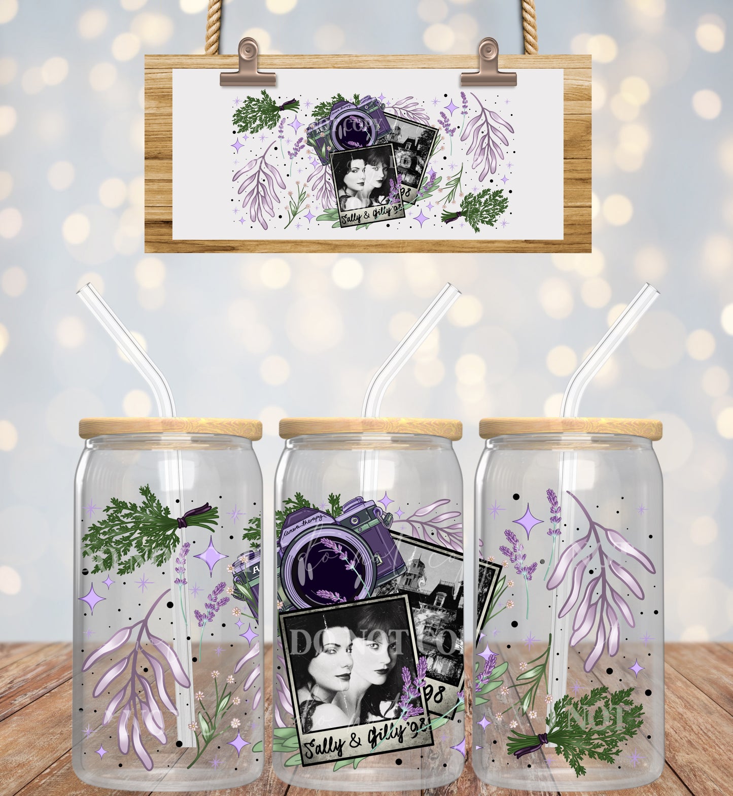 Magical Potion Sisters - 16oz UV DTF Transfer Film L084