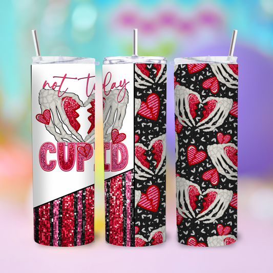 Valentine’s Day - Not Today Cupid Tumbler Sublimation Transfer Film