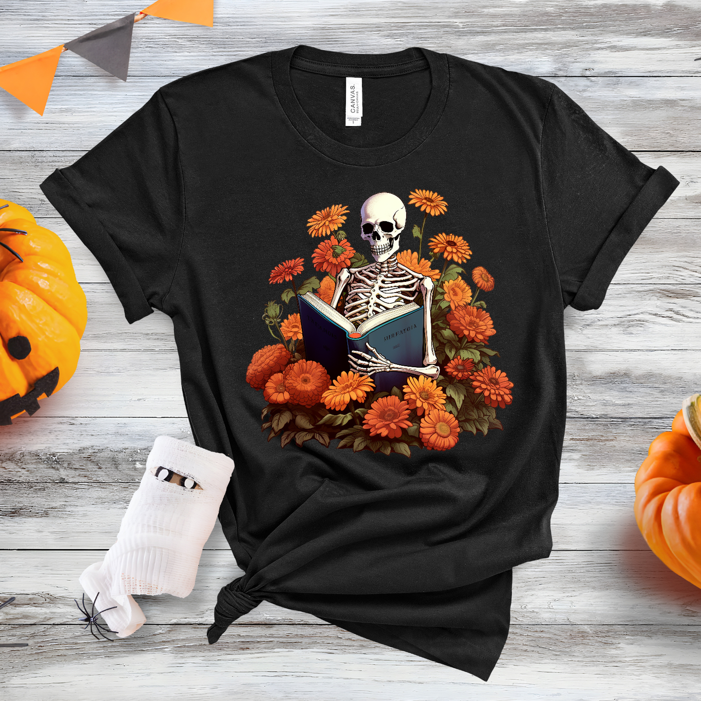 Reading Skeleton DTF Transfer Film 9038