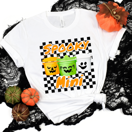 Halloween Buckets Spooky Mini DTF Transfer Film 9069