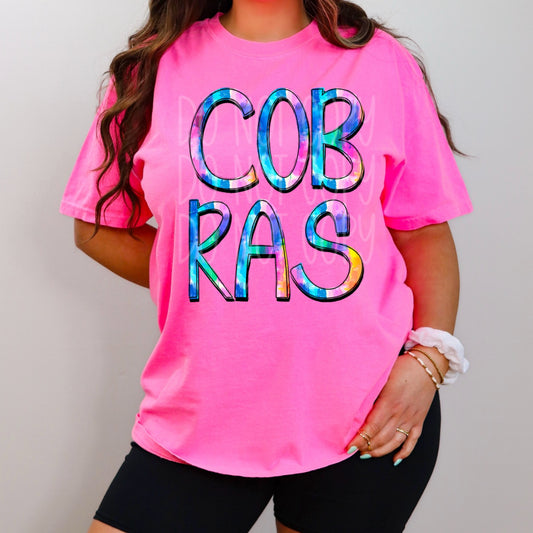 Team Mascot Cobras DTF Transfer Film