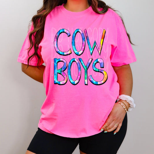 Team Mascot Cowboys DTF Transfer Film