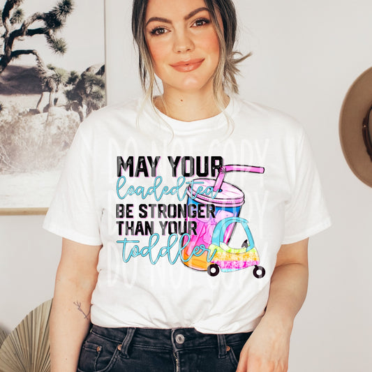 May your Loaded Tea Be Stronger Than your Toddler DTF Transfer Film