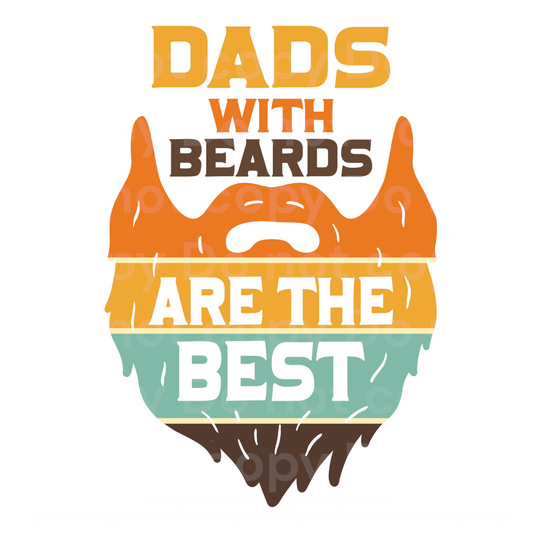 Dads with beards Transfer Film 730