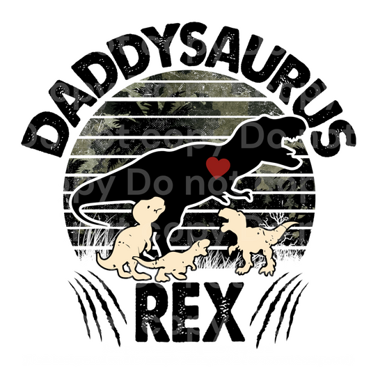 Daddysaurus REX Transfer Film 742