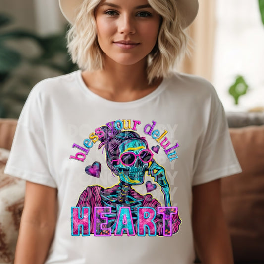 Bless your Delulu Heart DTF Transfer Film