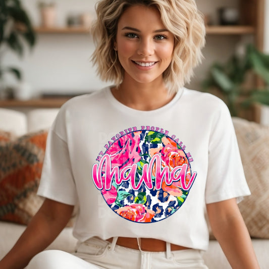 My Favorite People call me Mama DTF Transfer Film