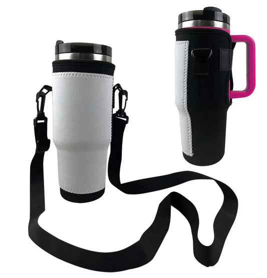 40oz Tumbler Bag Sublimation Blank with Shoulder Strap