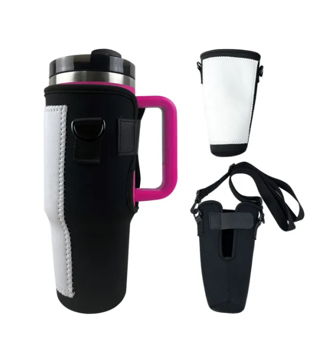 40oz Tumbler Bag Sublimation Blank with Shoulder Strap