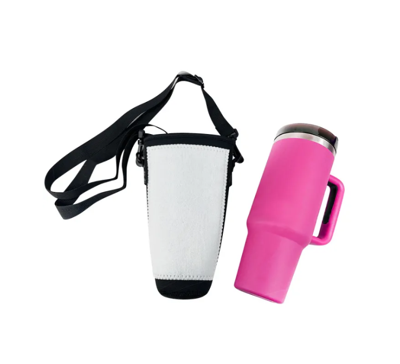40oz Tumbler Bag Sublimation Blank with Shoulder Strap