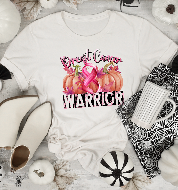 Breast Cancer Warrior DTF Transfer Film 9170