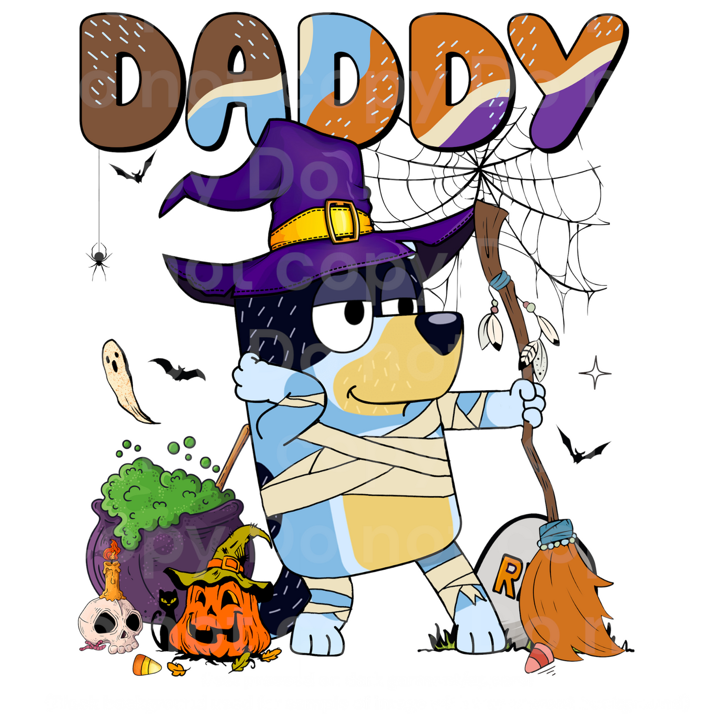 Halloween Blue Daddy Transfer Film 1138