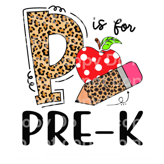 P is for Pre-K Transfer Film 2173