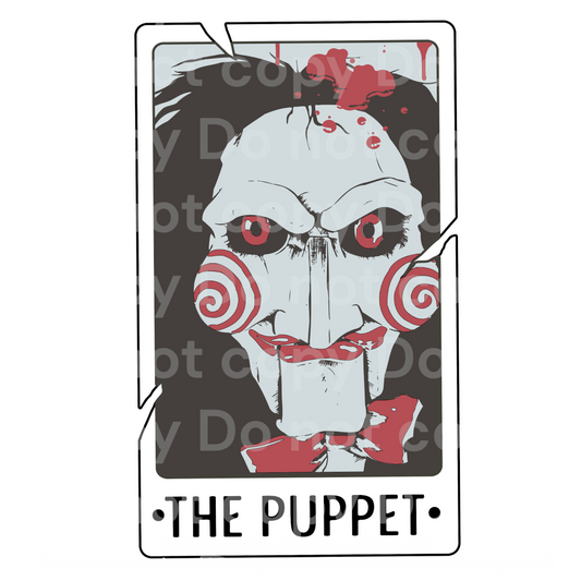 The Puppet tarot card Transfer Film 1016