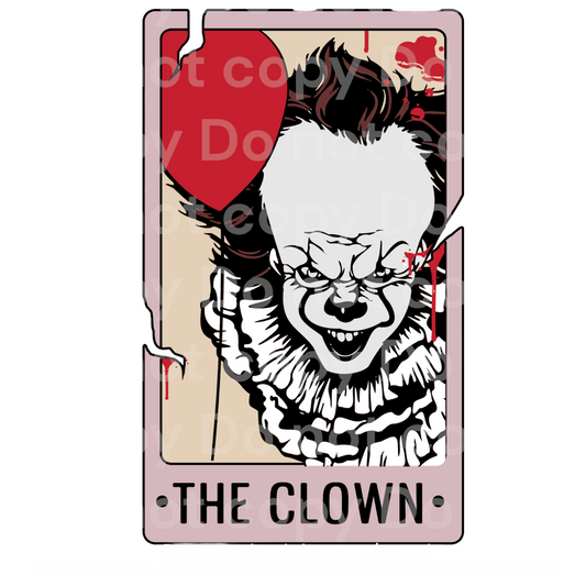 The clown tarot card Transfer Film 1006