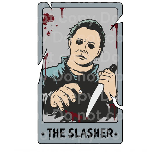 The Slasher tarot card Transfer Film 1007