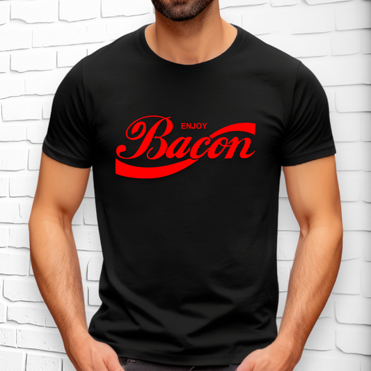 Enjoy Bacon Adult Cotton T-shirt