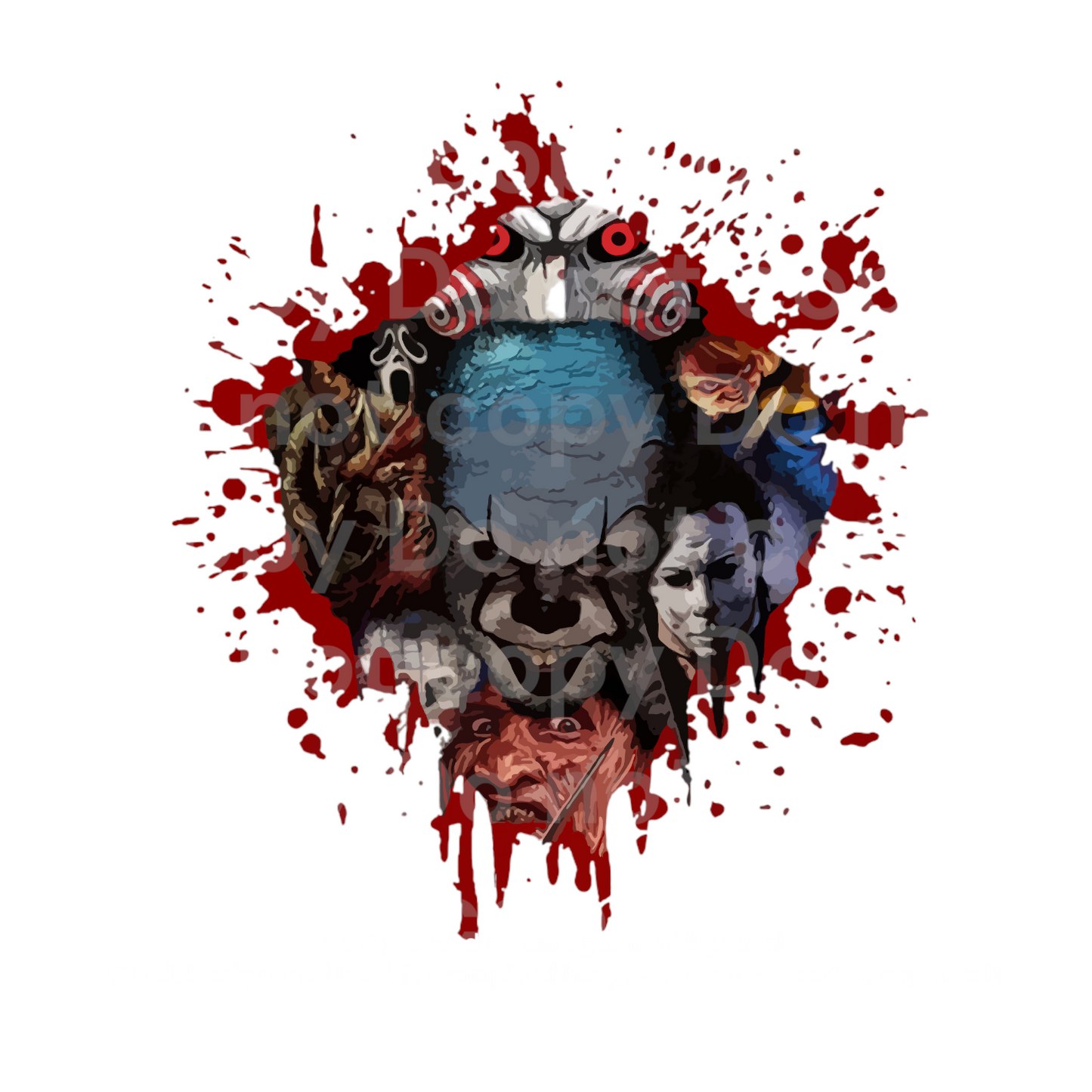 Horror Friends Transfer Film 1104