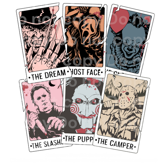 The Horror tarot card Transfer Film 1013