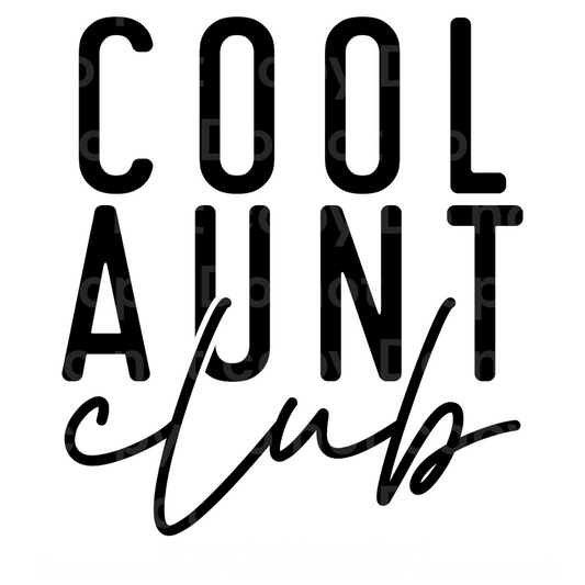 Cool Aunt Club Transfer Film 09008