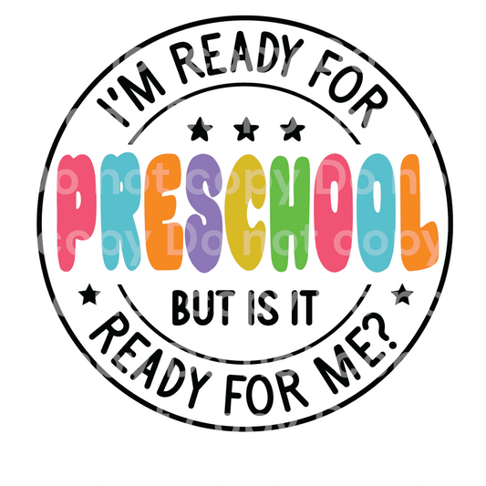 I’m Ready for Preschool Transfer Film 2183