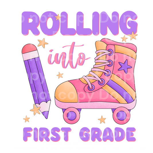 Rolling into First Grade Transfer Film 2233