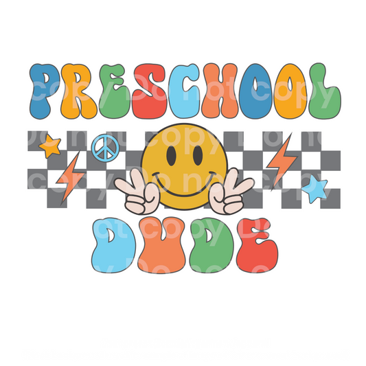 Preschool Dude Transfer Film 2191