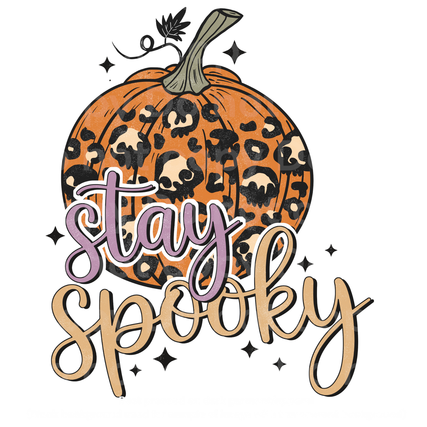 Stay Spooky Transfer Film 1136