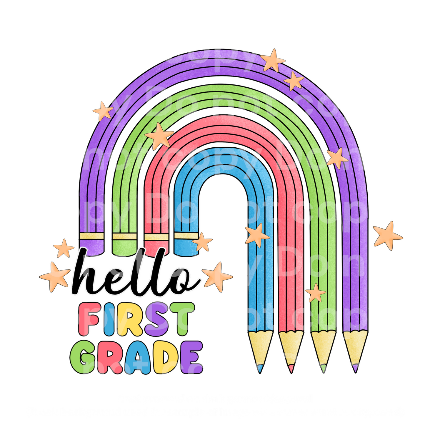 First Grade Pencil Transfer Film 2229