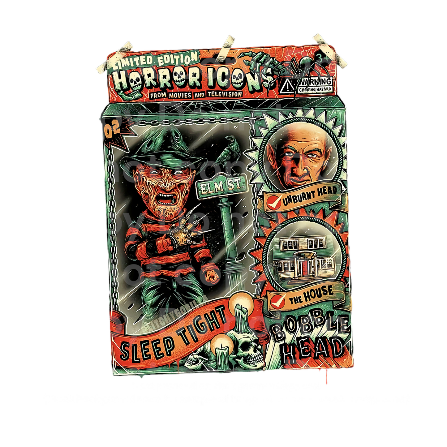 Horror Icons Sleep Tight Transfer Film 1097