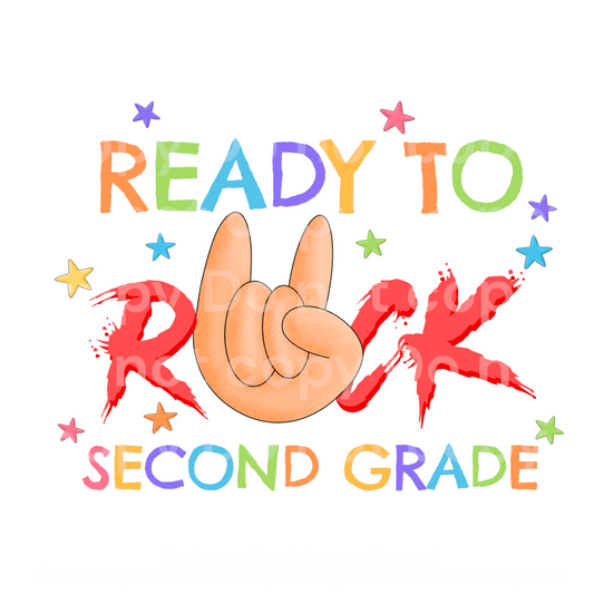 Ready to rock Second Grade Transfer Film 2237