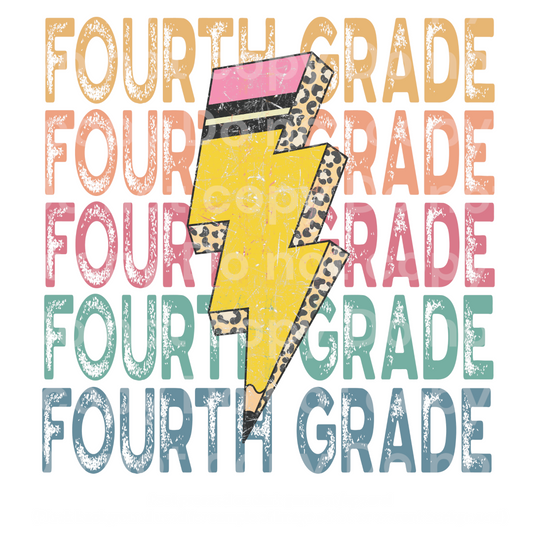 Fourth Grade Lightning Pencil Transfer Film 2247