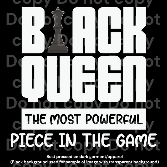 Black Queen DTF Transfer Film C3038