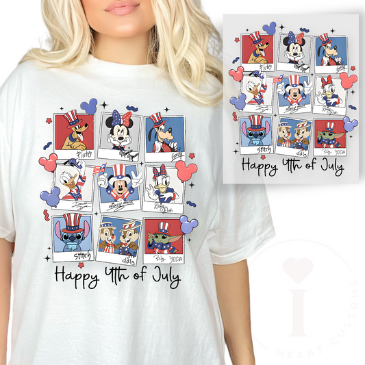 4th of July friends Transfer Film FBE100036