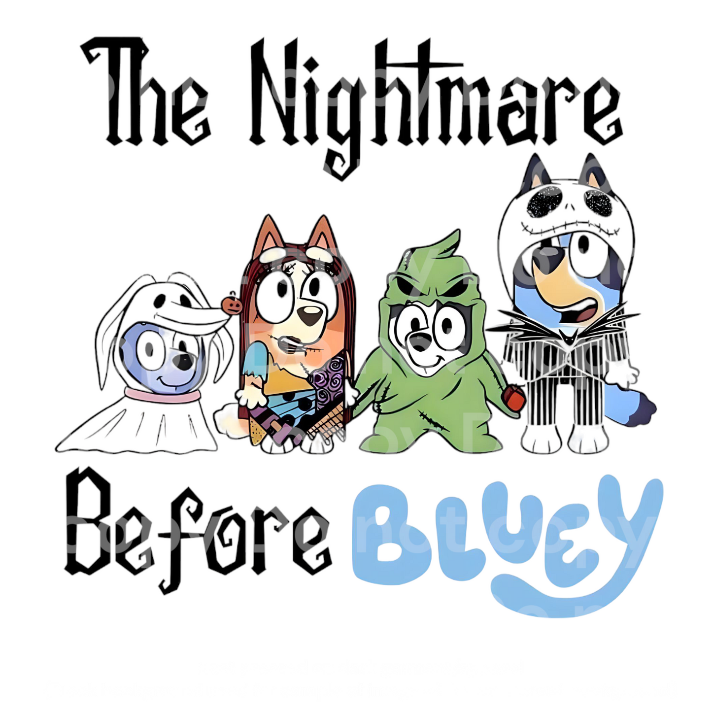 Halloween Blue Nightmare Transfer Film 1145