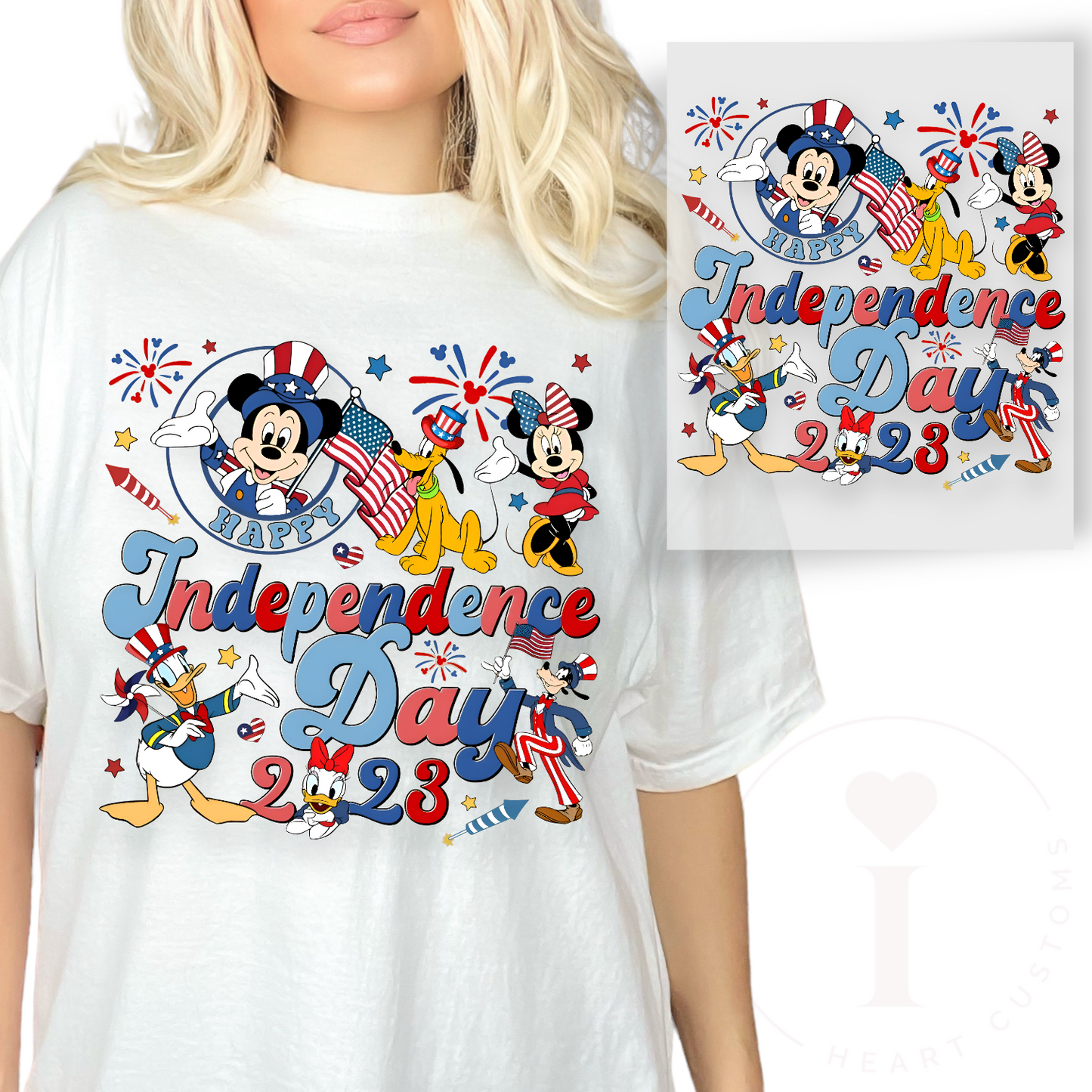 Independence Day friends Transfer Film FBE100028