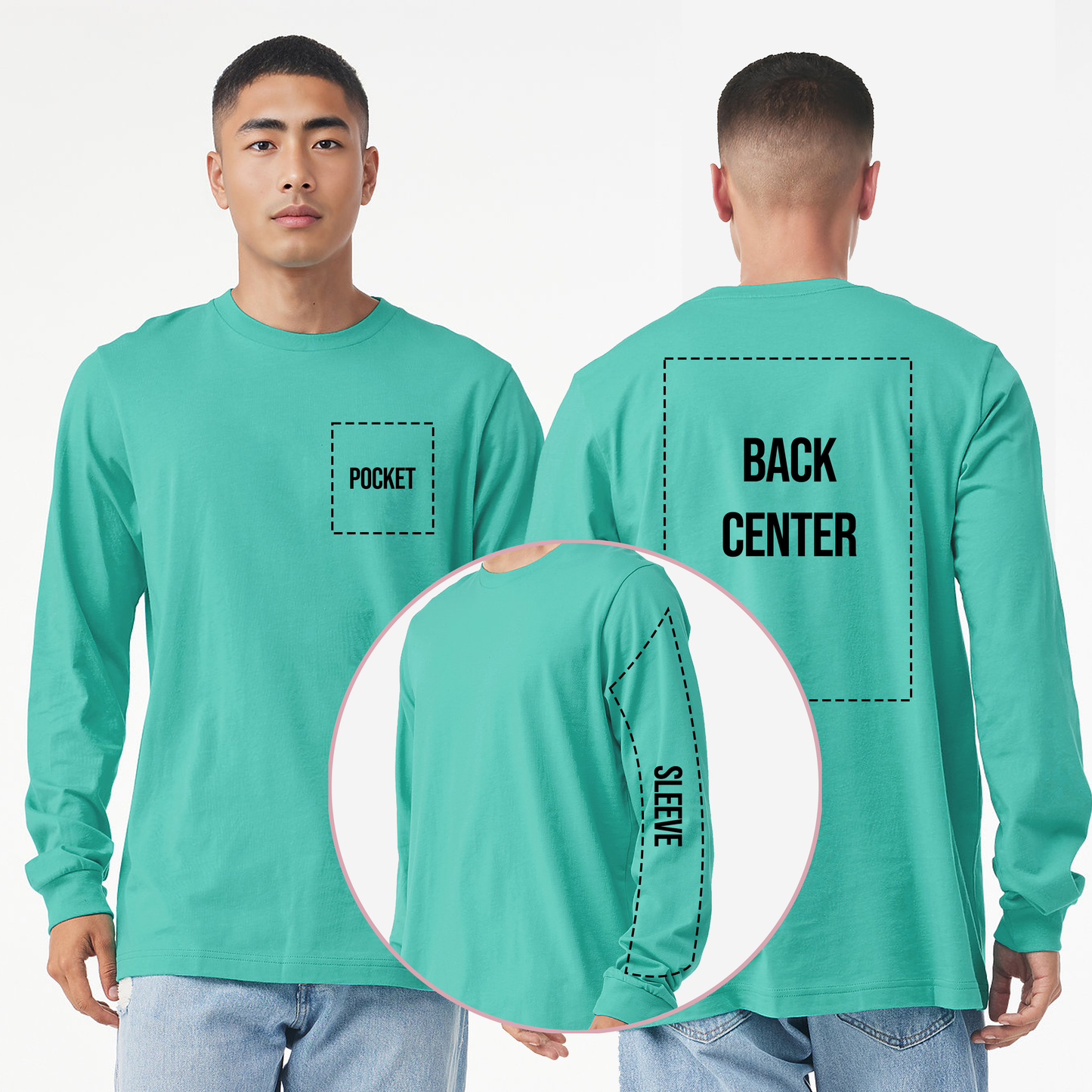 Bella Canvas 3501 - Long Premium Sleeve