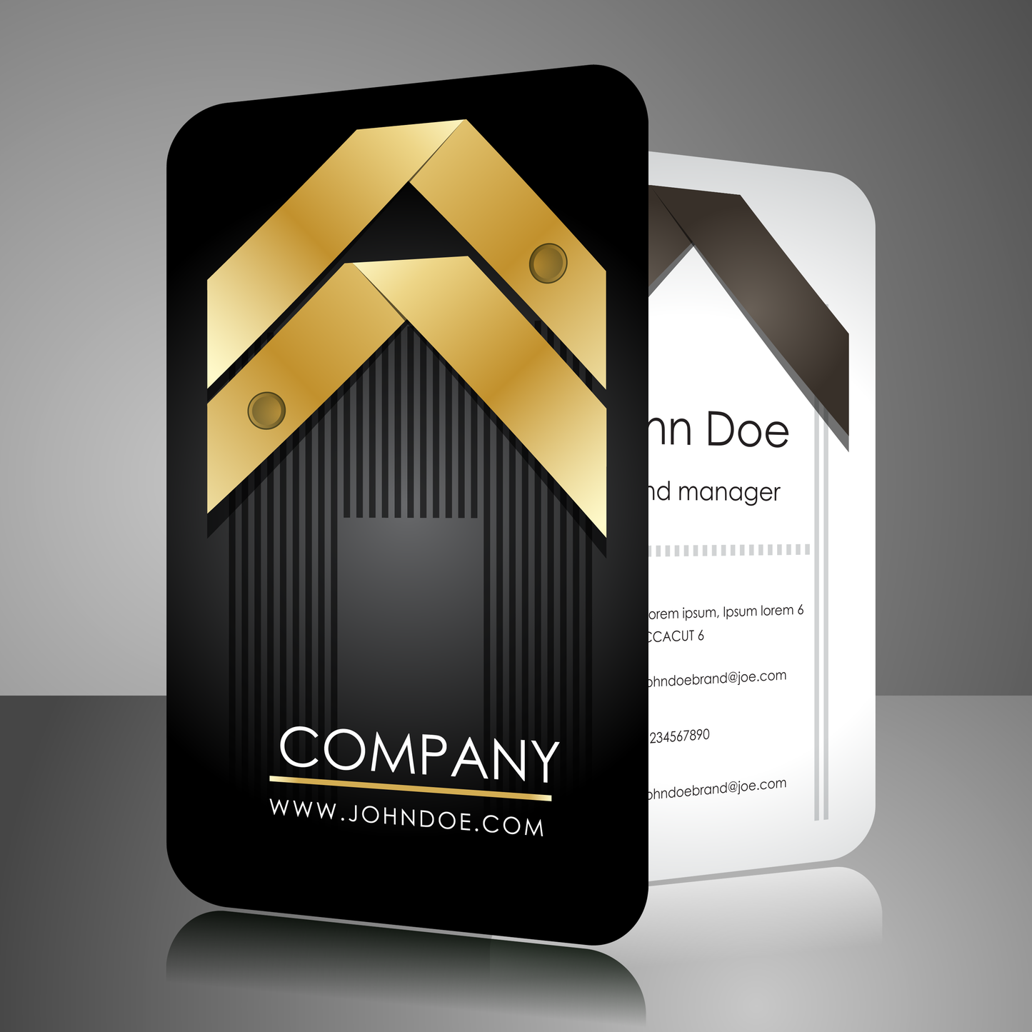 Custom Metal Business Cards – Premium Full-Color Printing with Rounded Corners
