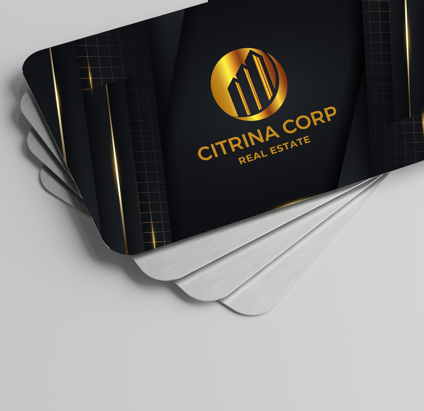 Custom Metal Business Cards – Premium Full-Color Printing with Rounded Corners