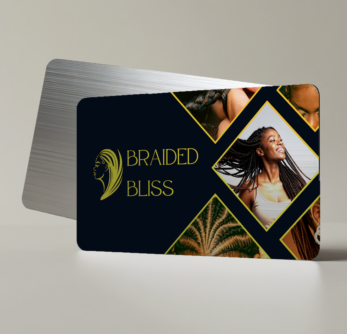 Custom Metal Business Cards – Premium Full-Color Printing with Rounded Corners
