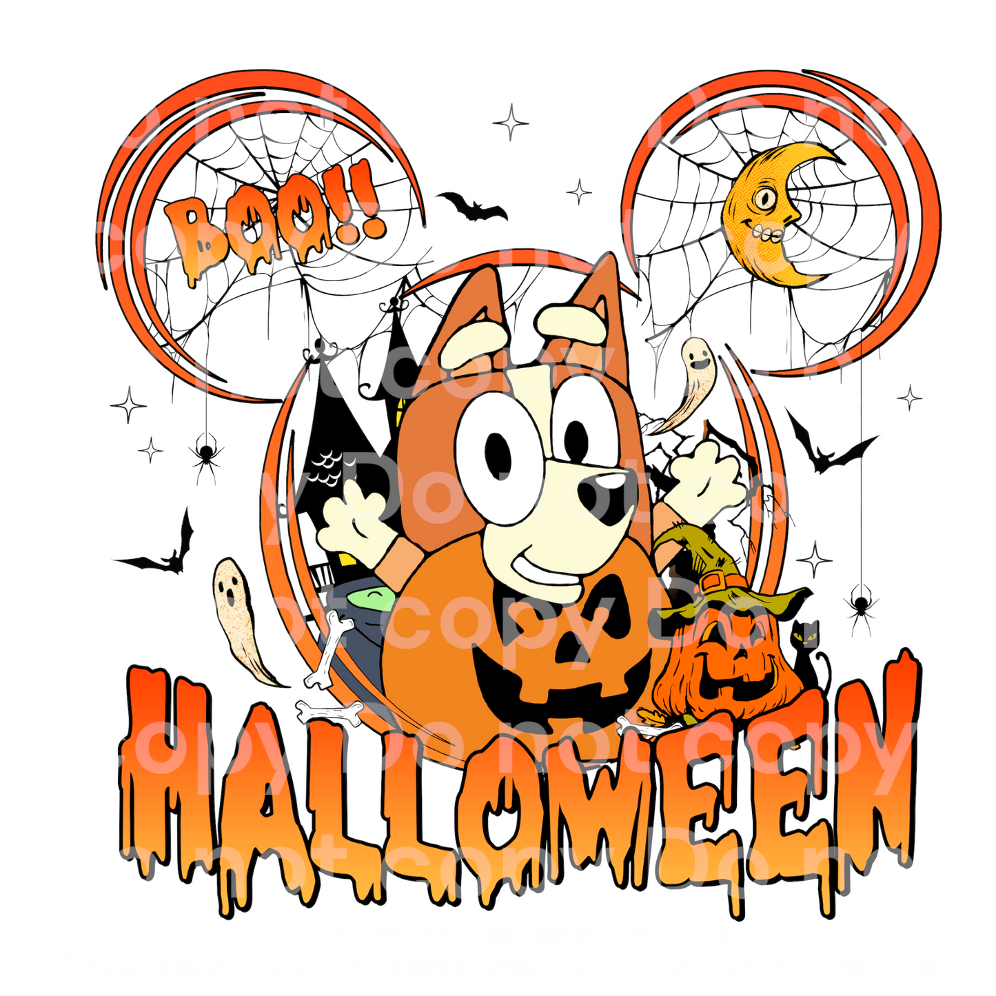 Halloween Pumpkin Bingo FBE Transfer Film 1041