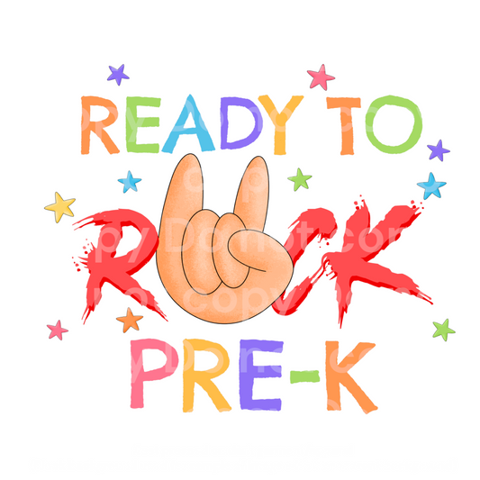 Ready to Rock Pre-K Transfer Film 2157